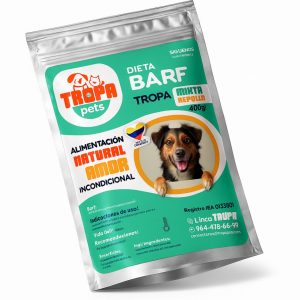 Tropa Mixto Res Pollo 400g - Perros - Dieta Barf