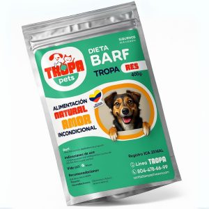 Tropa Res 400g - Perros - Dieta Barf